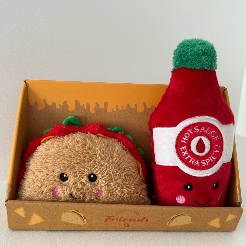 Aroma Home Taco & Hot Sauce Friends Microwaveable Heating Pads